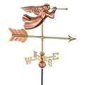 Good Directions Good Directions Angel Garden Weathervane, Polished Copper w/Garden Pole 819PG